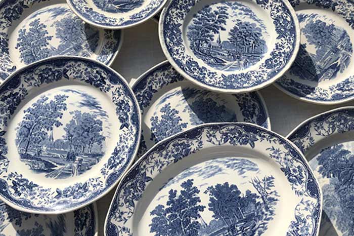 Antique Blue & White