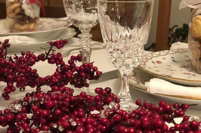 Family Christmas dinner, Trélex, 25 Dec 19