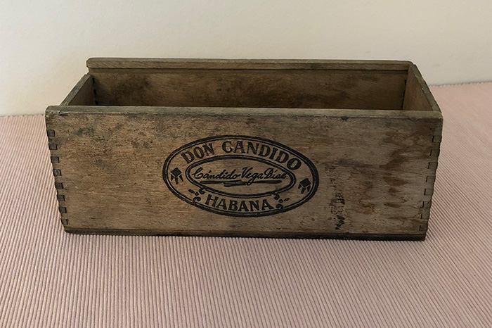 Vintage little wooden box